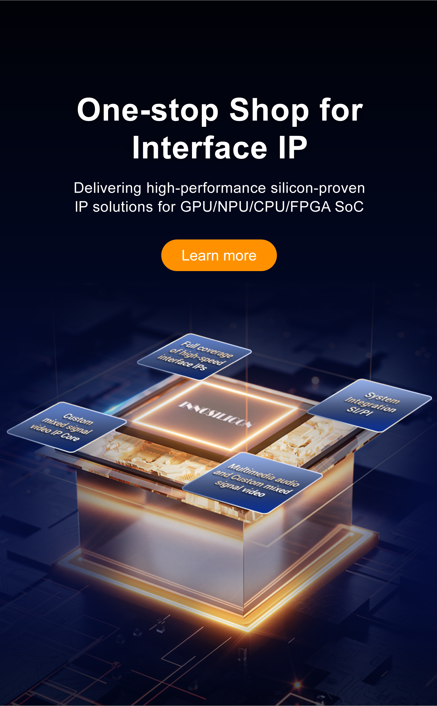 One-stop Shop for Interface IP